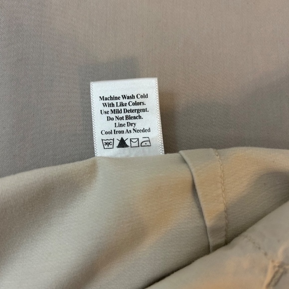 Women’s‎ Coldwater Creek Light Beige Capri Pants | Size Petite 16 - Picture 6 of 9